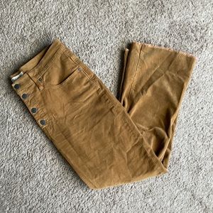 Madewell corduroy Cali Demi boot cut